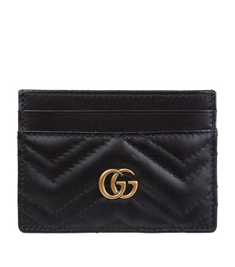 gucci cardholder black|wallet credit card holder Gucci.